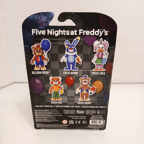 FUNKO FIVE NIGHTS AT FREDDY'S FNAF 5" CIRCUS CHICA VINYL ACTION FIGURE - Picture 3 of 6
